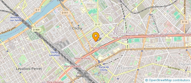 localisation de l'entreprise MONSIEUR BOUZID JBIHI BERLASS à CLICHY