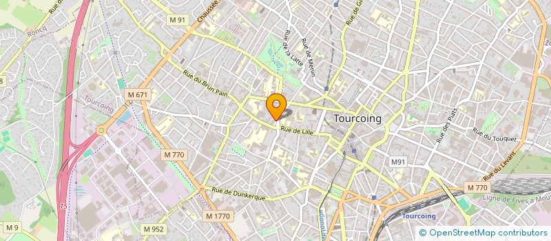 localisation de l'entreprise MONSIEUR BOUZID RALEM AHMED  TOURCOING