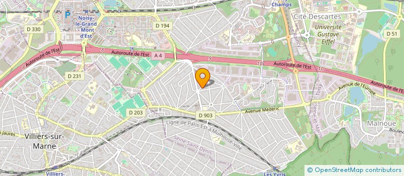 localisation de l'entreprise MONSIEUR BOVY TRANLIM  NOISY-LE-GRAND