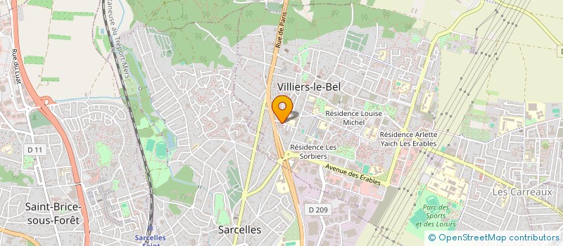 localisation de l'entreprise MONSIEUR BOYE CAMARA  VILLIERS-LE-BEL