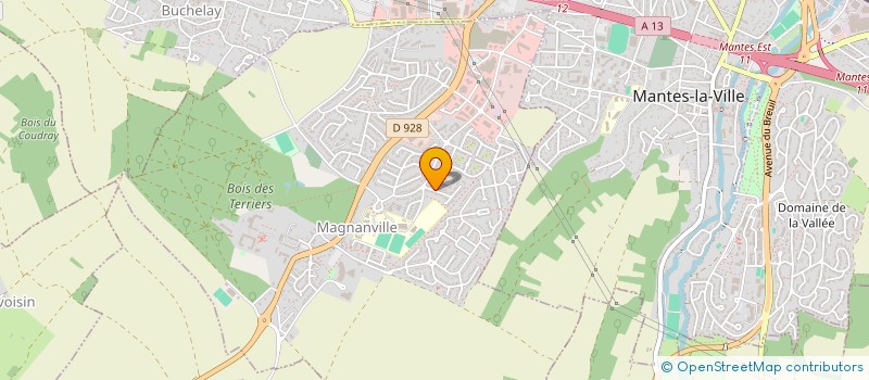 localisation de l'entreprise MONSIEUR BOYEKA BORIS MWANA  MAGNANVILLE