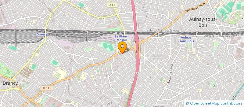 localisation de l'entreprise MONSIEUR BOZIDAR NESTOROVIC à LE BLANC-MESNIL