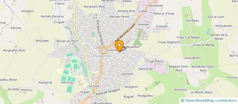 localisation de l'entreprise MONSIEUR BRAD CAPLOT à PLABENNEC
