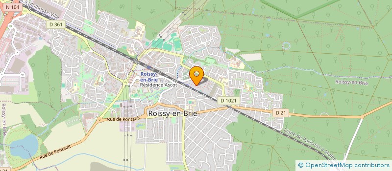 localisation de l'entreprise MONSIEUR BRAD CUADRADO  ROISSY-EN-BRIE