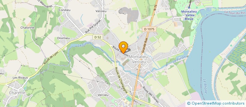 localisation de l'entreprise MONSIEUR BRAD KESSAI  MONTALIEU-VERCIEU