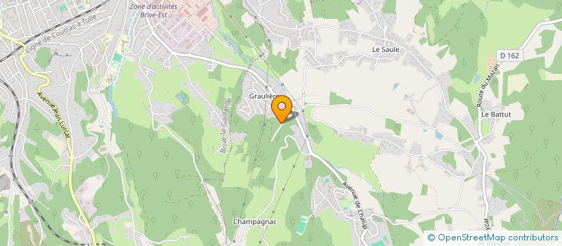 localisation de l'entreprise MONSIEUR BRAD LAGRENEE  COSNAC