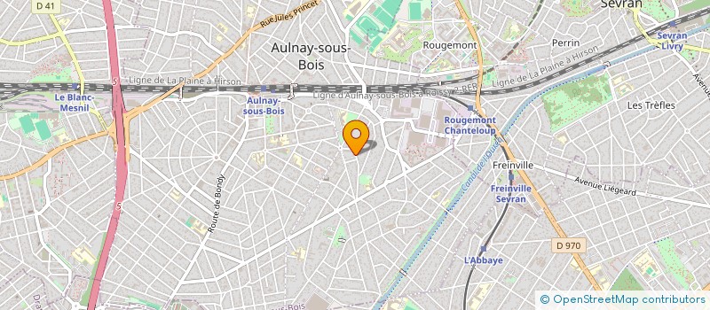 localisation de l'entreprise MONSIEUR BRAD LALANNE  AULNAY-SOUS-BOIS