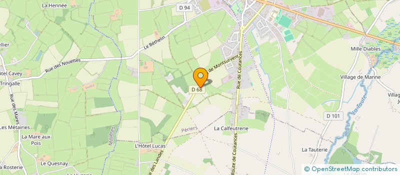 localisation de l'entreprise MONSIEUR BRAD LEMARCHAND  PERIERS