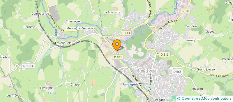 localisation de l'entreprise MONSIEUR BRADLEY BOVOLENT  AMPLEPUIS