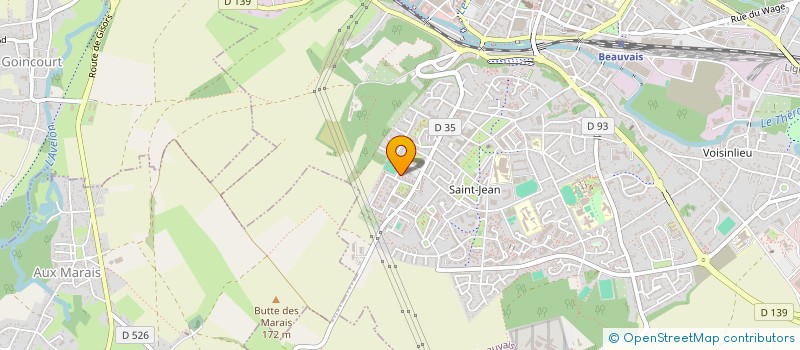 localisation de l'entreprise MONSIEUR BRADLEY CREMIER  BEAUVAIS