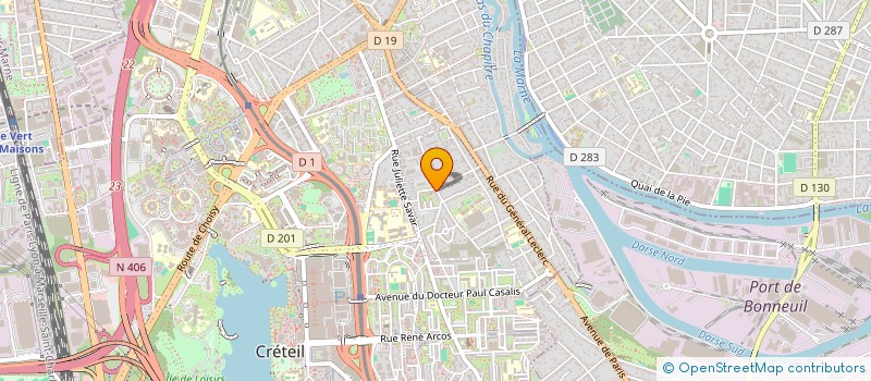 localisation de l'entreprise MONSIEUR BRADLEY ELOI  CRETEIL