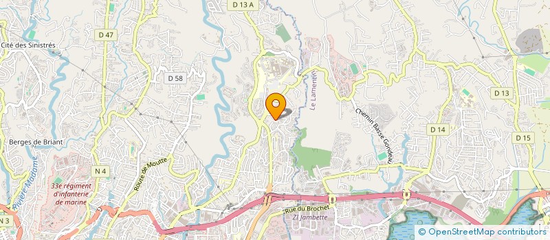 localisation de l'entreprise MONSIEUR BRADLEY JAMES  FORT-DE-FRANCE