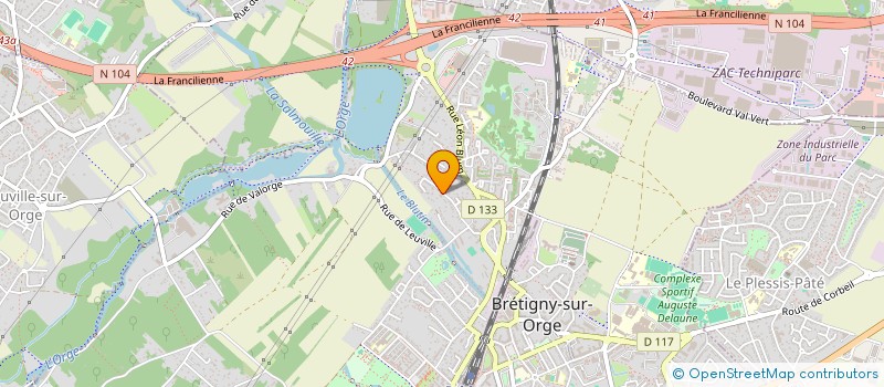 localisation de l'entreprise MONSIEUR BRADLEY KADAL à BRETIGNY-SUR-ORGE