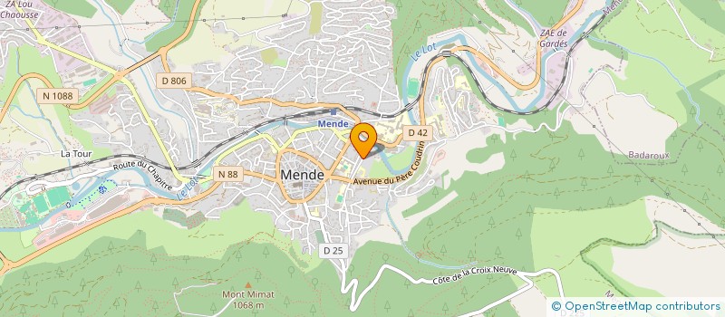 localisation de l'entreprise MONSIEUR BRADLEY MVONDO MVONDO  MENDE