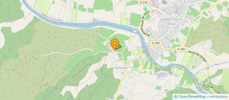 localisation de l'entreprise MONSIEUR BRADLEY TRIBOULIN  SALAVAS