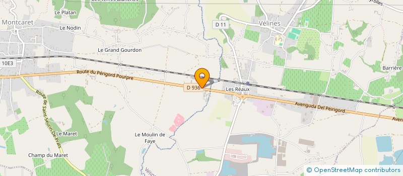 localisation de l'entreprise MONSIEUR BRADLEY VOGEL  MONTCARET