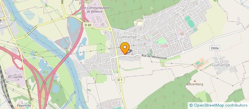 localisation de l'entreprise MONSIEUR BRADLEY WEISS  GUENANGE