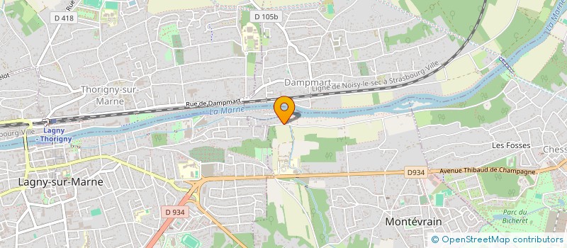 localisation de l'entreprise MONSIEUR BRADLEY WELTER  MONTEVRAIN