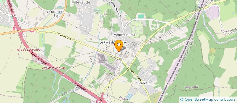 localisation de l'entreprise MONSIEUR BRADY CARTIGNY  VILLEVAUDE