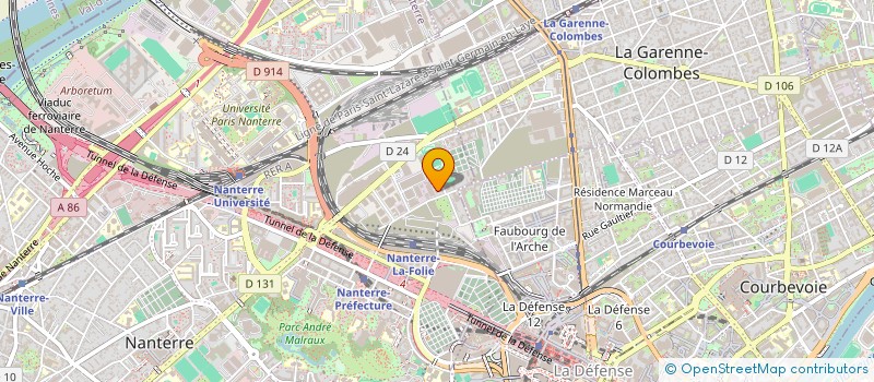 localisation de l'entreprise MONSIEUR BRADY HOFFMANN  NANTERRE