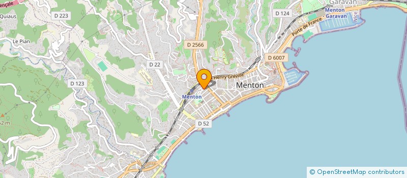 localisation de l'entreprise MONSIEUR BRAGIO ARLEO  MENTON