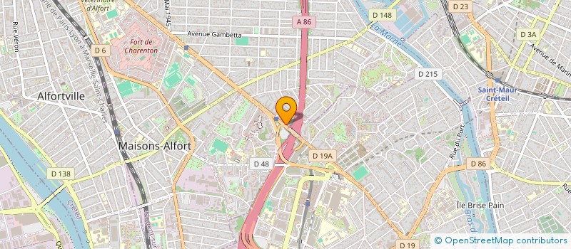 localisation de l'entreprise MONSIEUR BRAHAM AOUCHICHE à MAISONS-ALFORT