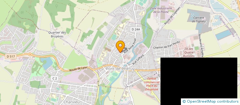 localisation de l'entreprise MONSIEUR BRAHAM AZOUGUI  PONT-DE-CHERUY