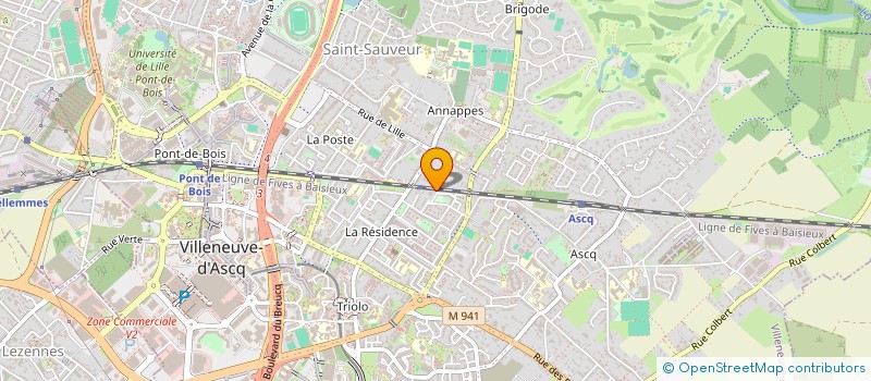 localisation de l'entreprise MONSIEUR BRAHIM AAMARA  VILLENEUVE-D'ASCQ