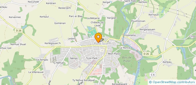 localisation de l'entreprise MONSIEUR BRAHIM ABOULOUFA  PONT-SCORFF