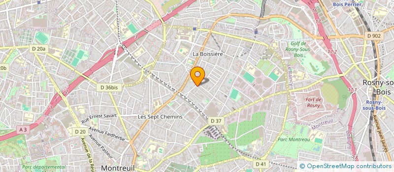 localisation de l'entreprise MONSIEUR BRAHIM ACHAMI à MONTREUIL