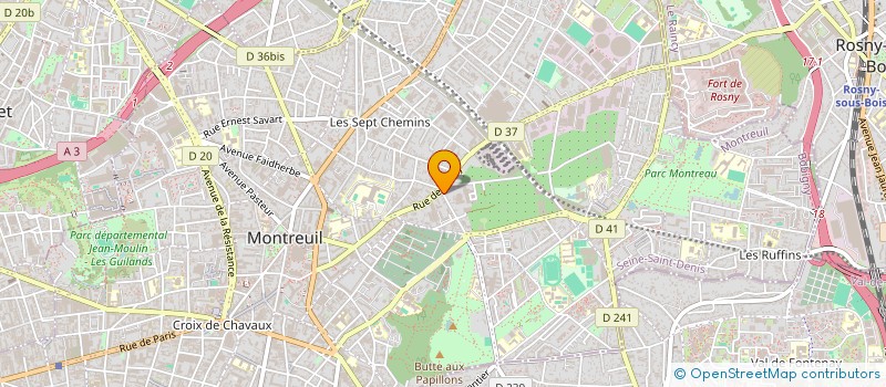 localisation de l'entreprise MONSIEUR BRAHIM ACHOURI à MONTREUIL