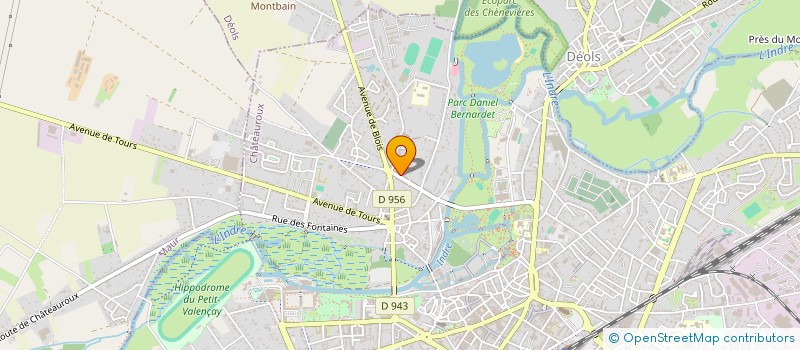 localisation de l'entreprise MONSIEUR BRAHIM AFASSI à CHATEAUROUX