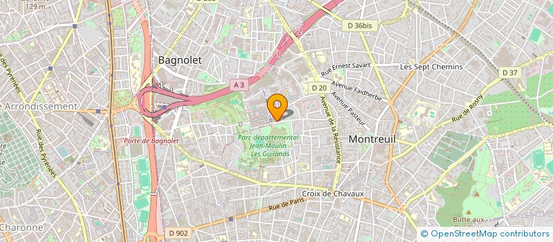 localisation de l'entreprise MONSIEUR BRAHIM AIDOUDI à MONTREUIL
