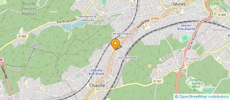 localisation de l'entreprise MONSIEUR BRAHIM AIRANE  CHAVILLE