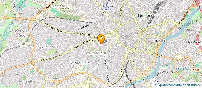 localisation de l'entreprise MONSIEUR BRAHIM AISSA à LIMOGES