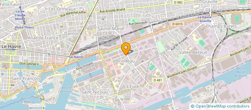 localisation de l'entreprise MONSIEUR BRAHIM AISSAOUI  LE HAVRE