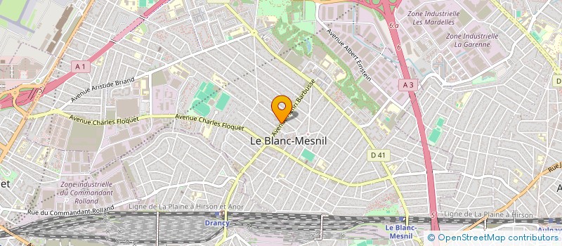 localisation de l'entreprise MONSIEUR BRAHIM AISSIOU à LE BLANC-MESNIL