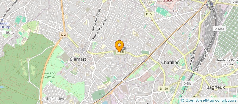 localisation de l'entreprise MONSIEUR BRAHIM AIT AKKOUCHE à CLAMART