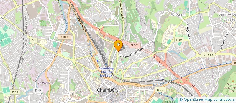 localisation de l'entreprise MONSIEUR BRAHIM AIT JAA  CHAMBERY