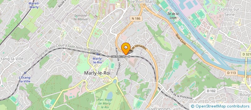 localisation de l'entreprise MONSIEUR BRAHIM AIT KADDOUR à MARLY-LE-ROI