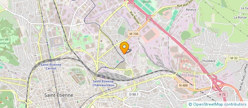 localisation de l'entreprise MONSIEUR BRAHIM AIT LOUICH  SAINT-ETIENNE