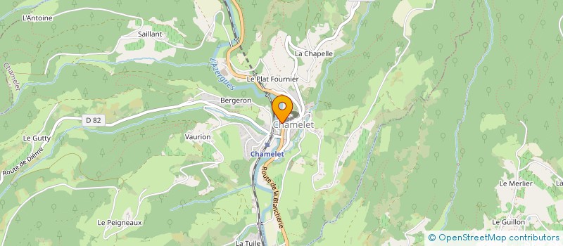 localisation de l'entreprise MONSIEUR BRAHIM AKZAZ  CHAMELET