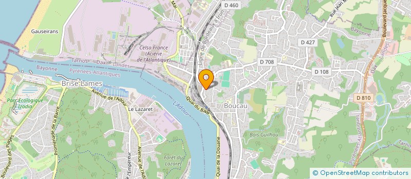 localisation de l'entreprise MONSIEUR BRAHIM AMANE  BOUCAU