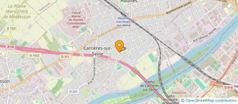 localisation de l'entreprise MONSIEUR BRAHIM AMAR  CARRIERES-SUR-SEINE