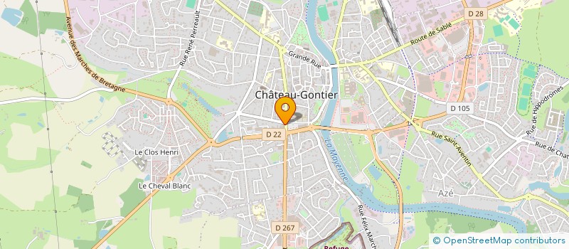 localisation de l'entreprise MONSIEUR BRAHIM AMAZOIR à CHATEAU-GONTIER-SUR-MAYENNE