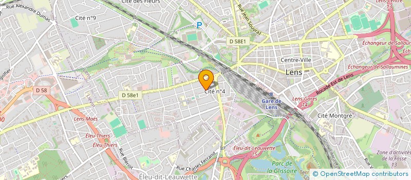 localisation de l'entreprise MONSIEUR BRAHIM AMDAH  LENS