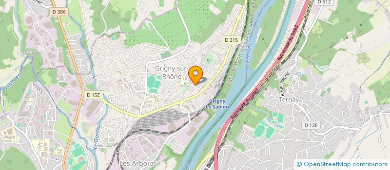 localisation de l'entreprise MONSIEUR BRAHIM AMIROUCHE  GRIGNY