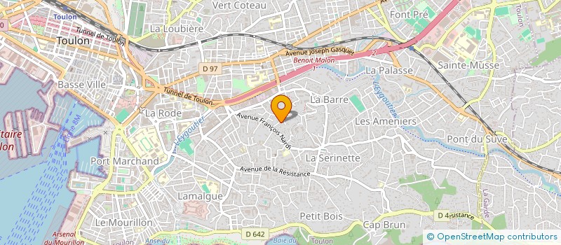 localisation de l'entreprise MONSIEUR BRAHIM ANGOUR  TOULON