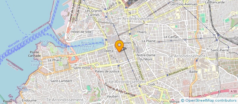 localisation de l'entreprise MONSIEUR BRAHIM AOURAGH à MARSEILLE