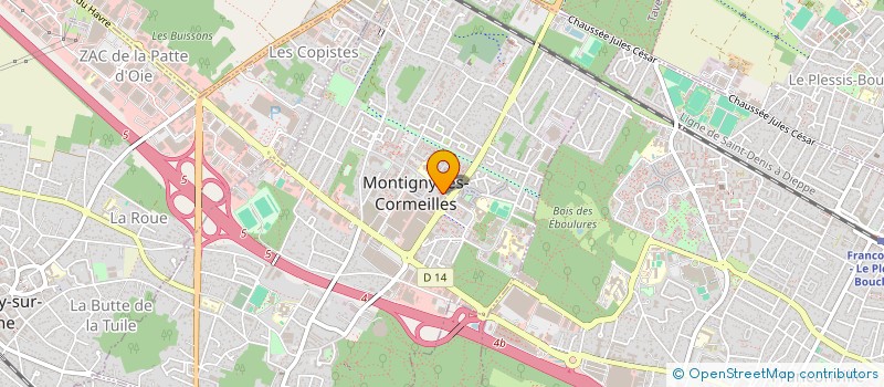 localisation de l'entreprise MONSIEUR BRAHIM ASSELLAM  MONTIGNY-LES-CORMEILLES